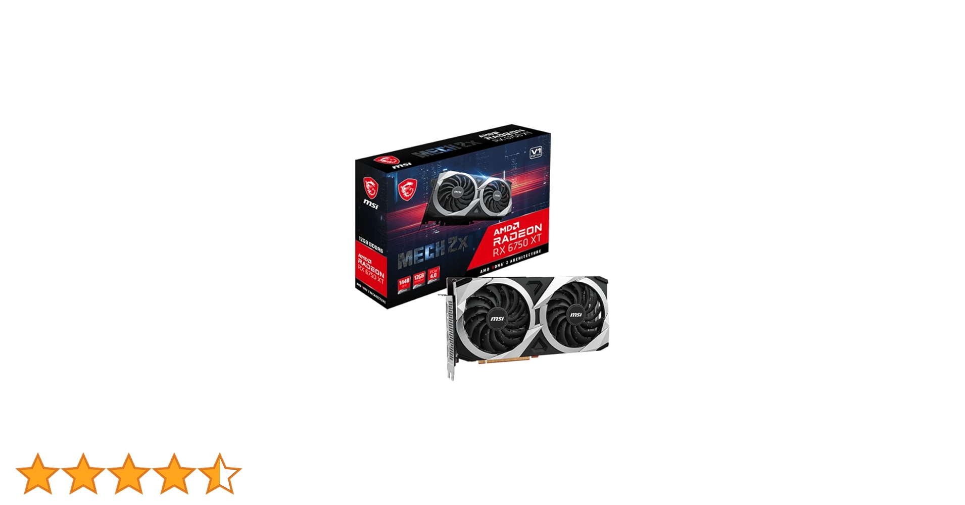 Amazon | MSI Gaming Radeon RX 6750 XT 192ビット 12GB GDDR6